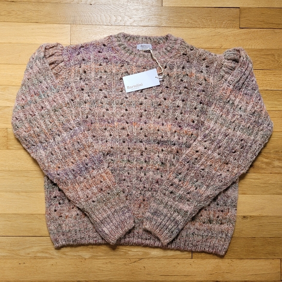 Bartolini | Sweaters | Women Large Pullover Knit Swester Wool Blend ...